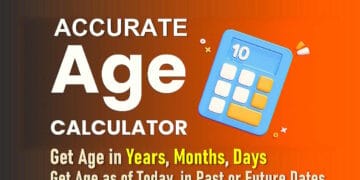 chronological age calculator, by year, by date of birth