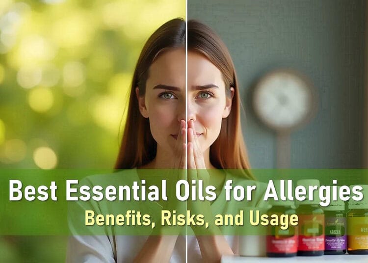 best essential oils for allergies, cough, rash, sinus, babies