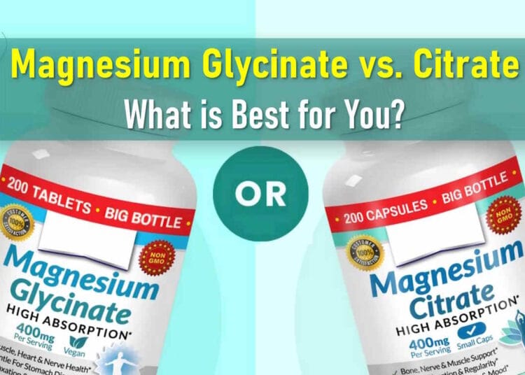 magnesium glycinate vs citrate, magnesium glycinate side effects, best magnesium glycinate powder