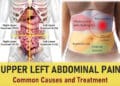 Pain in left side of abdomen, Left upper quadrant pain (LUQ pain), Upper stomach pain after sexually active